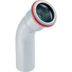Codo 45° hembra - macho, Geberit d15